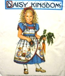 8551 SIMPLICITY DAISY KINGDOM FLARE EMPIRE DRESS, PINAFORE PATTERN GIRLS 5-8, 3-6